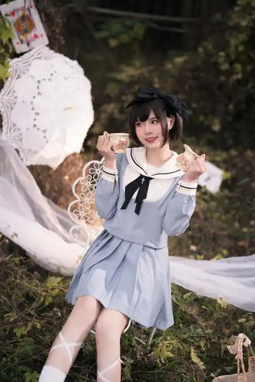 原创自制jk制服水手服日本学生校服中间服爱丽丝现货珠珠家