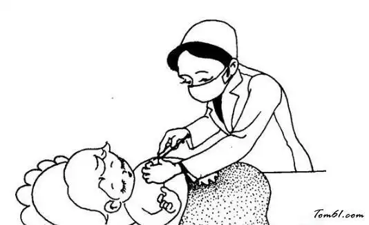 医院打针步骤图简笔画