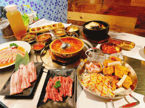 两店通用韩式烤肉走起148元享门市价329元釜山火炉23人餐