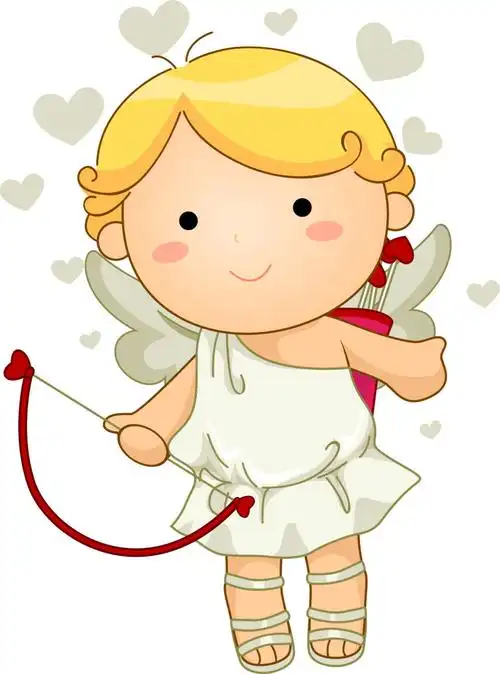 可爱天使矢量