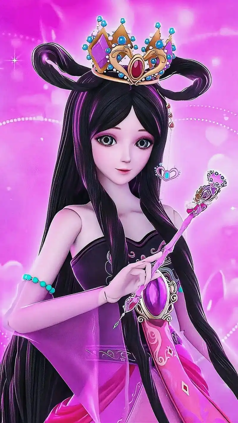 精灵梦叶罗丽  #罗丽高清长图壁纸  这次有点毁画质03  - 抖音