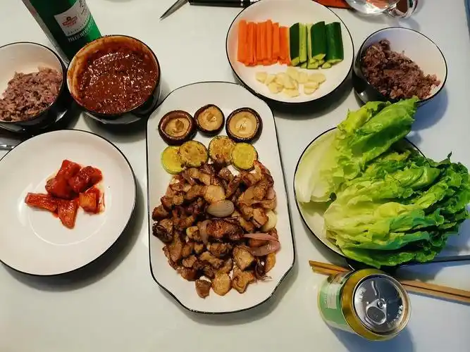二个人的韩式晚餐