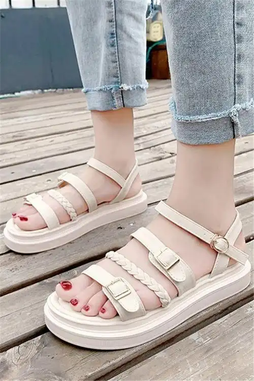 凉鞋女夏平底百搭