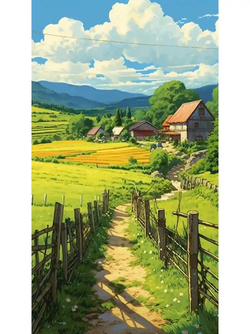 宫崎骏漫画风景