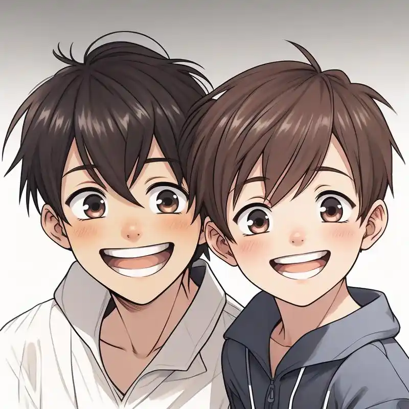 92两个小男孩的可爱头像99