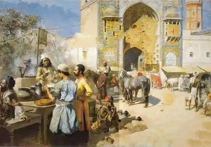 教育校本课程致敬大师凯特尔贝作品欣赏波斯市场