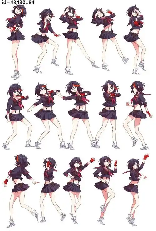 分享如何画动漫连续动作