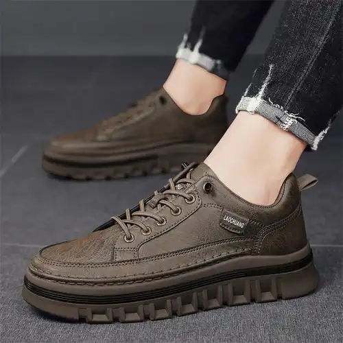 线下专柜同款卡帝乐鳄鱼cartelo新款时尚男士休闲鞋皮鞋板鞋男鞋