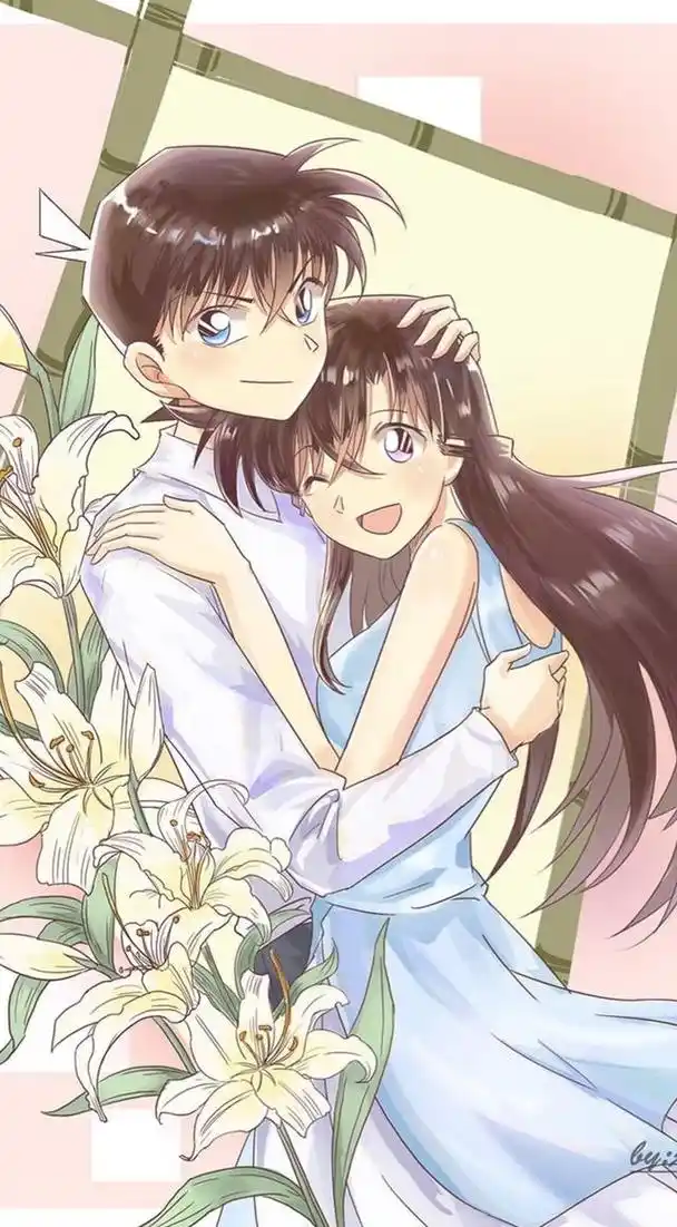 名侦探柯南小兰情侣壁纸