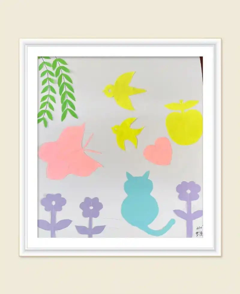 "双减"政策下的创意作业——利用轴对称图形拼成一副画