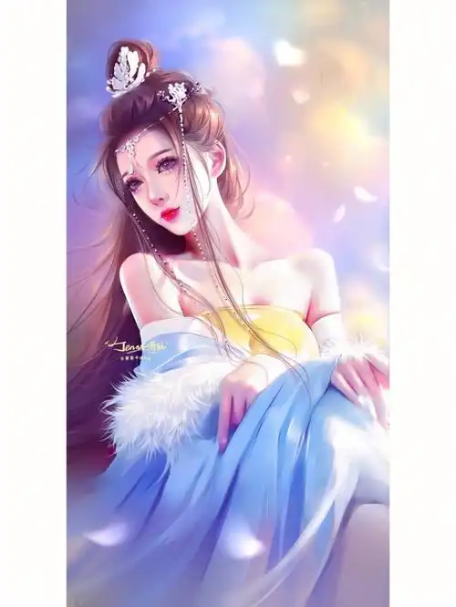 今天画个美美的古装小仙女