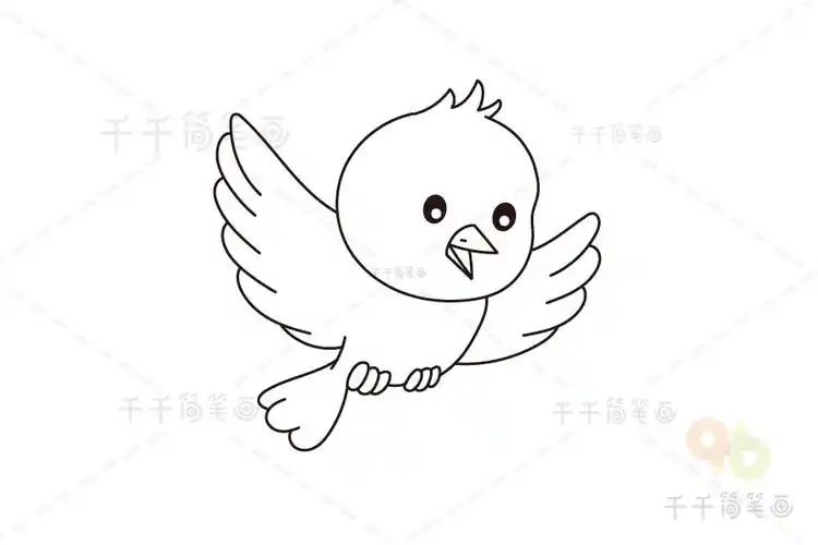 超级好学的小鸟简笔画小鸟简笔画