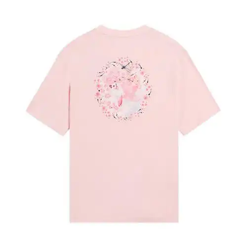 李宁 女子运动生活系列樱花短袖t恤 ahss912-3 xl【图片 价格 品牌