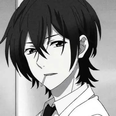 qq头像男生黑白二次元高清颓废的高冷黑白二次元男头像图片