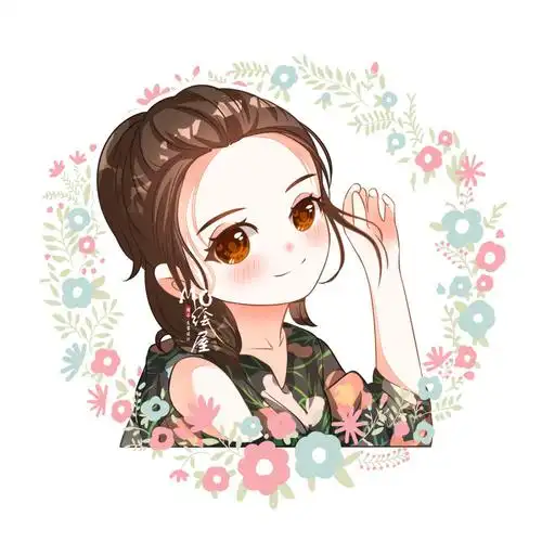 李沁q版手绘头像壁纸mo绘屋