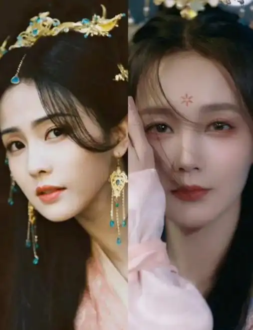 总有人说白鹿和李一桐长得像,不仔细看,谁看谁迷糊