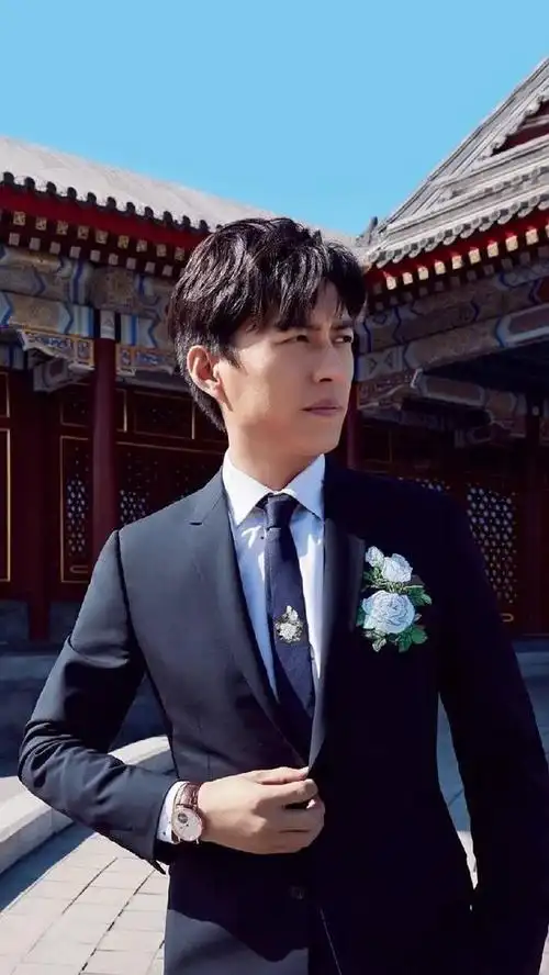 靳东30岁后的发型告诉我们:"方脸大叔的帅气得靠留对发型体现"