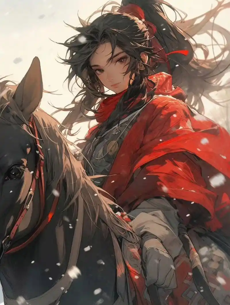 原神# 古风系列作品,"鲜衣怒马少年郎 67".少女的侠义风度.