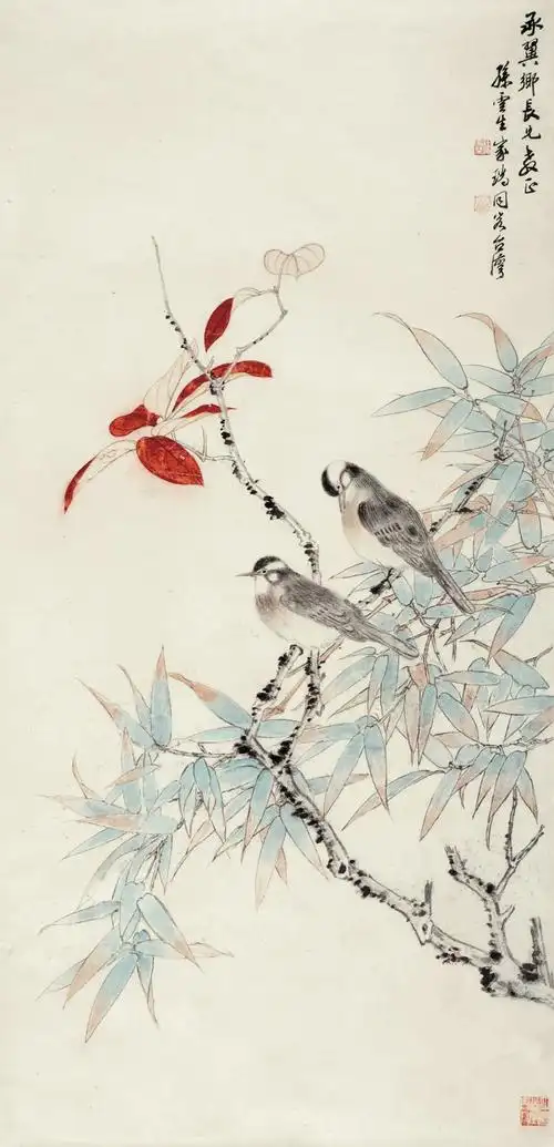 孙云生山水花鸟作品欣赏