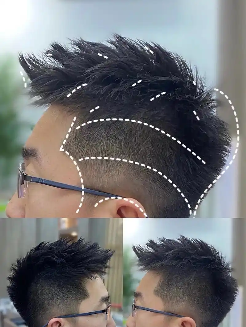 男生夏日清爽短发立体精神.#男士发型 #前刺发型 #男生发型 - 抖音