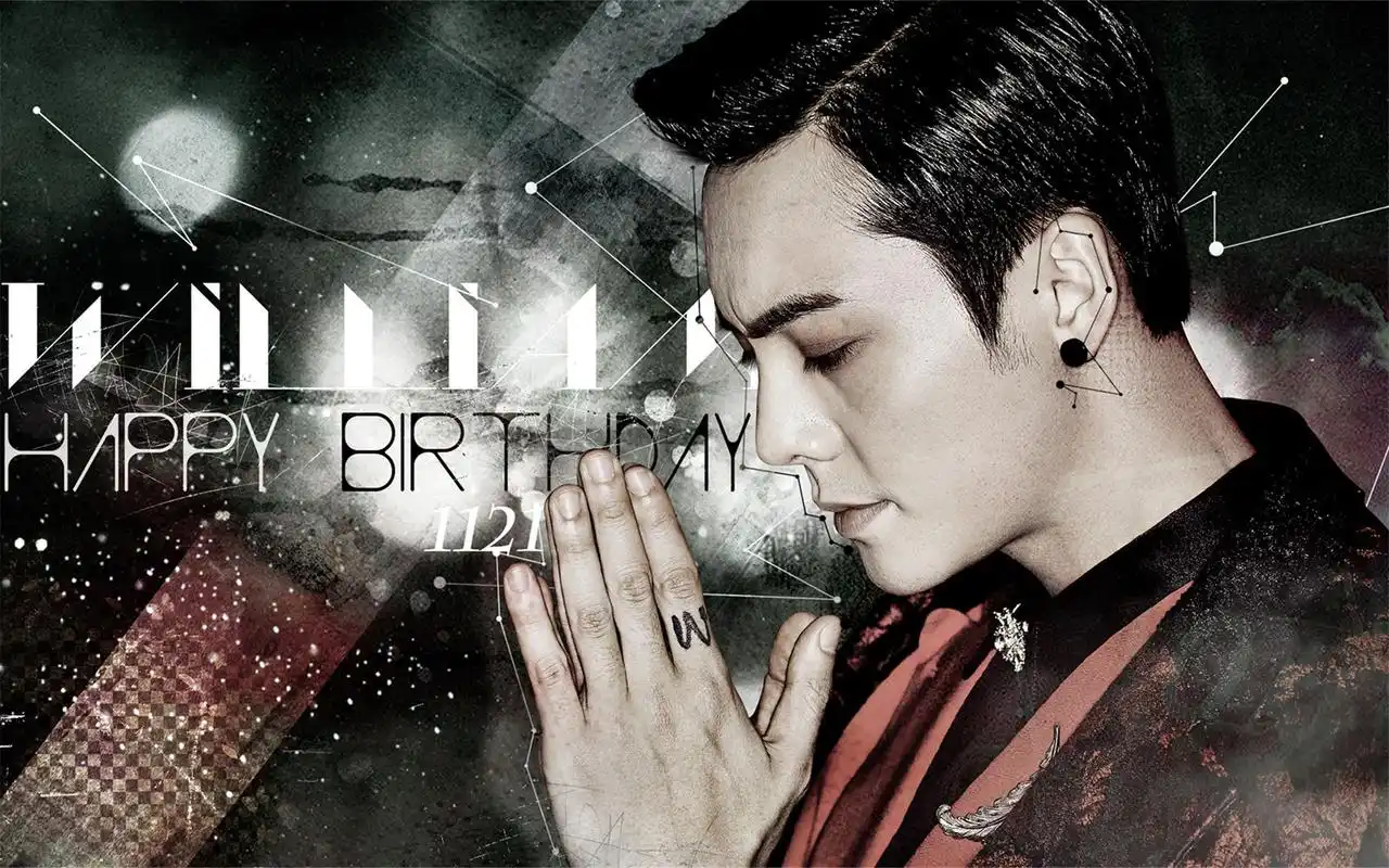 国民小鲜肉陈伟霆帅气型男简约写真桌面壁纸第三辑-港台明星-手机壁纸