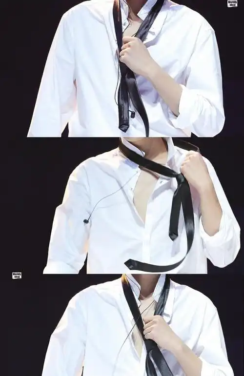 肖战扯领带的这种动作太过致命