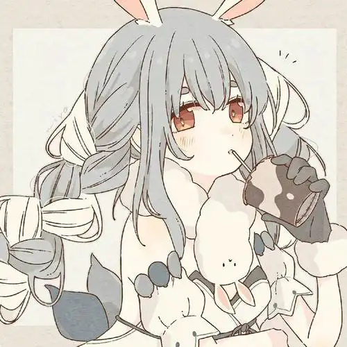 可爱的兔耳少女