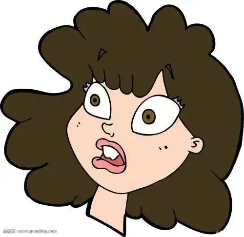 惊恐的简笔画小女生吃惊的女孩表情头像简笔画每天学一幅简笔画-惊恐