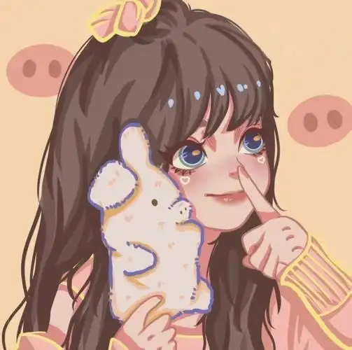 朦胧派唯美手绘女生头像6,手绘甜美小可爱女生头像7,复古派文艺手绘