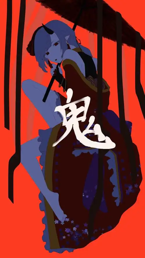 鬼插画图片壁纸