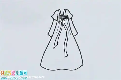 古装裙子简笔画 裙子简笔画 - 9252儿童网
