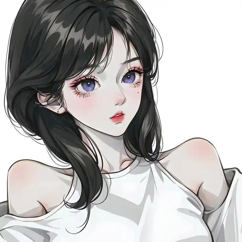 黑长直小姐姐yyds·温柔御姐女生头像              图片由mewxai生成