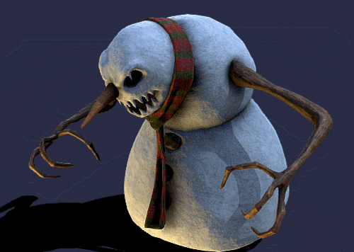 万圣节,雪人,恶魔,怪物,惊悚