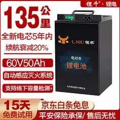 锂牛 电动车锂电池60v72v新国标48伏三元锂防燃防爆外卖快递大容量