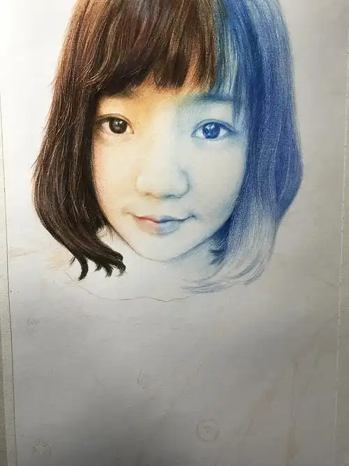 彩铅肖像练习