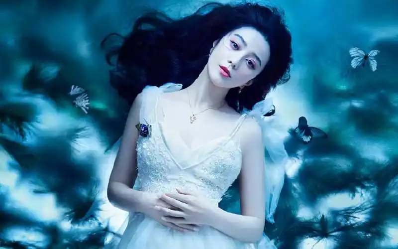 范冰冰婚纱大片高清桌面壁纸