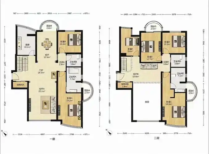 水星园板楼高层复式南北通透六居室4明卫价格可谈我有底价