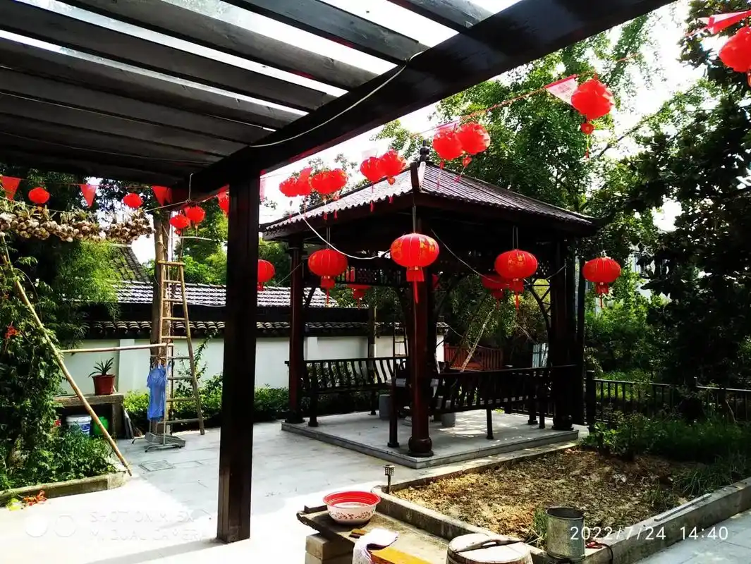 乡下农村庭院婚礼布置仪式感氛围感.乡下婚礼满满的中国元素婚礼 - 抖