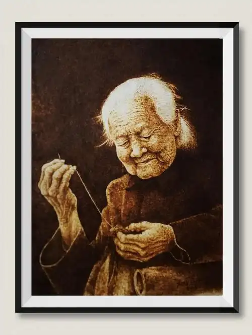 杨立志的平面烙画人物篇(一)