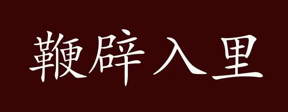 鞭辟入里什么意思(鞭辟入里的意思)
