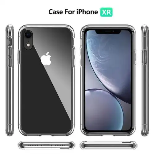 iphone xr简约晶透手机壳高清透明保护套1.