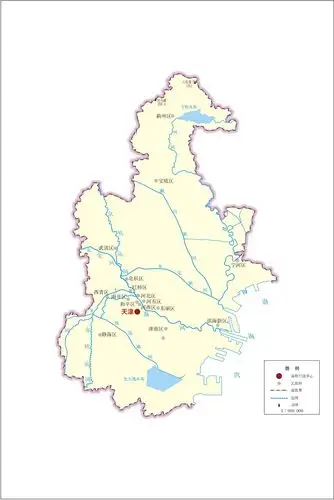 分省地图天津市地图无邻区