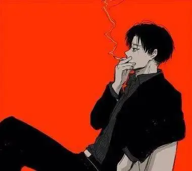 qq头像男生动漫抽烟头像非主流情侣头像