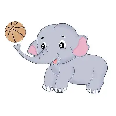 可爱大象图片
