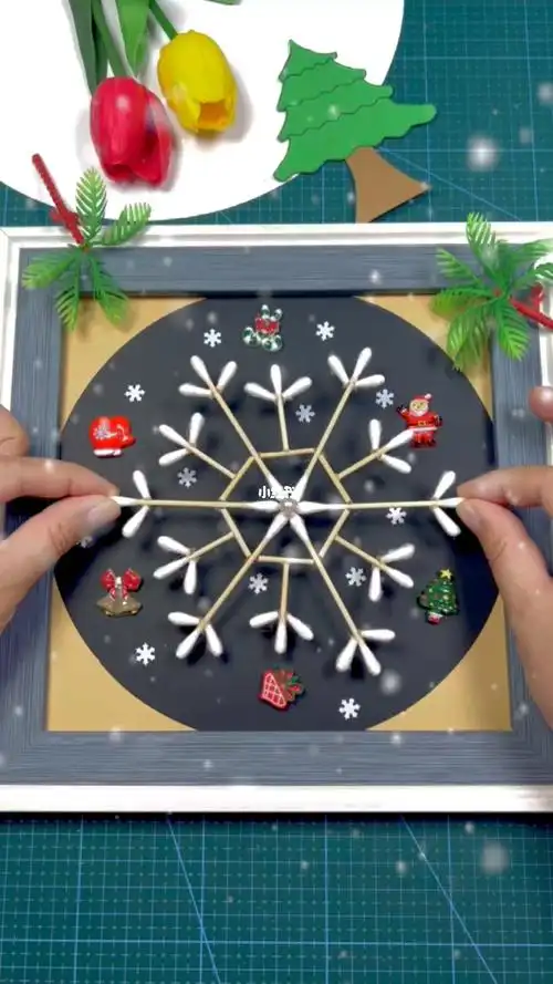 亲子手工  #我的手工日常  #幼儿园手工  #创意手工 #大雪