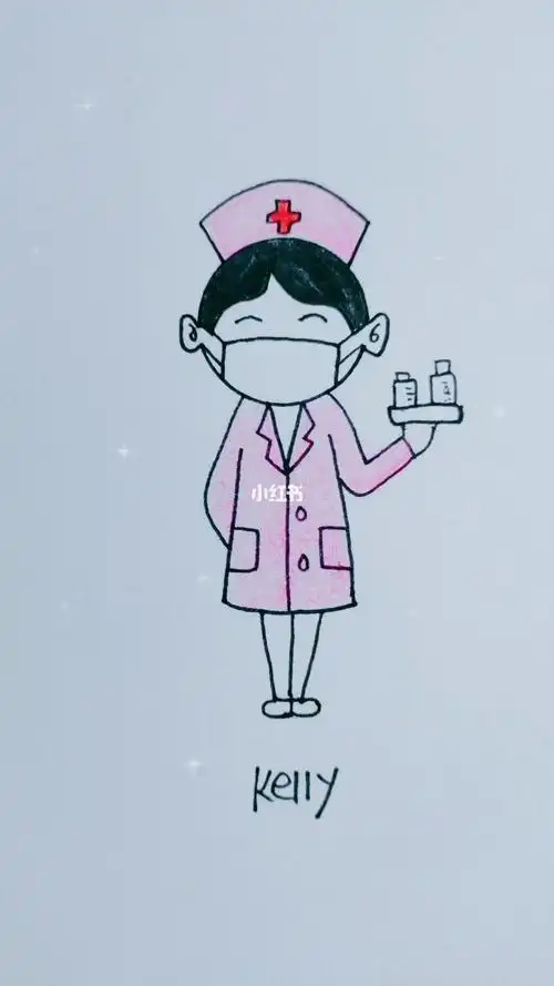 《白衣天使》马克笔简笔画简笔画教程白衣天使简笔画画法步骤教程