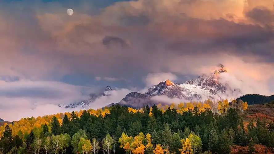 电脑壁纸 风景 巍峨的高山