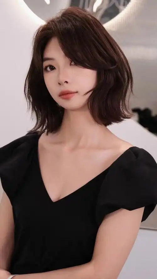 气垫烫女士短发