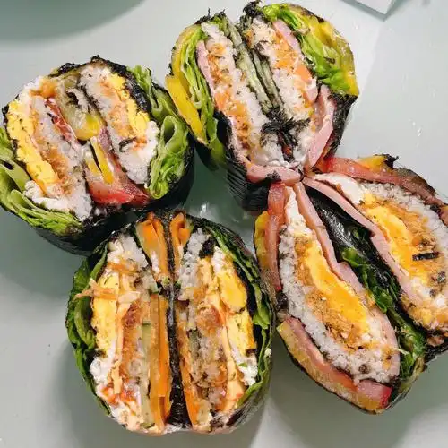 万物皆可包的海苔折叠饭团60