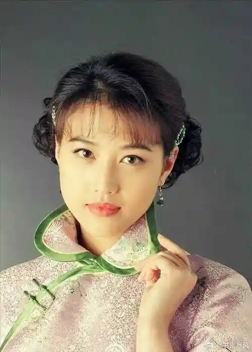 周海媚绝版照片.年轻时她以惊人美貌出名,90年代就已红遍东南亚.